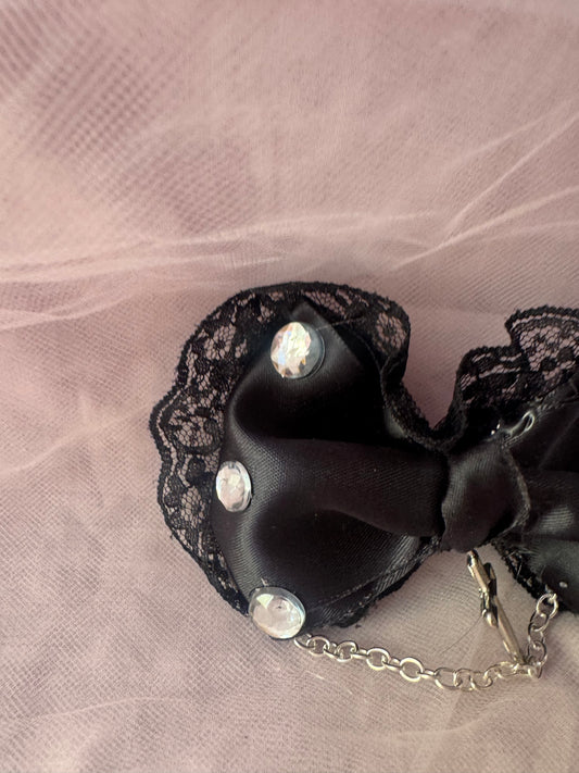 ꒰♡ dark charm bow