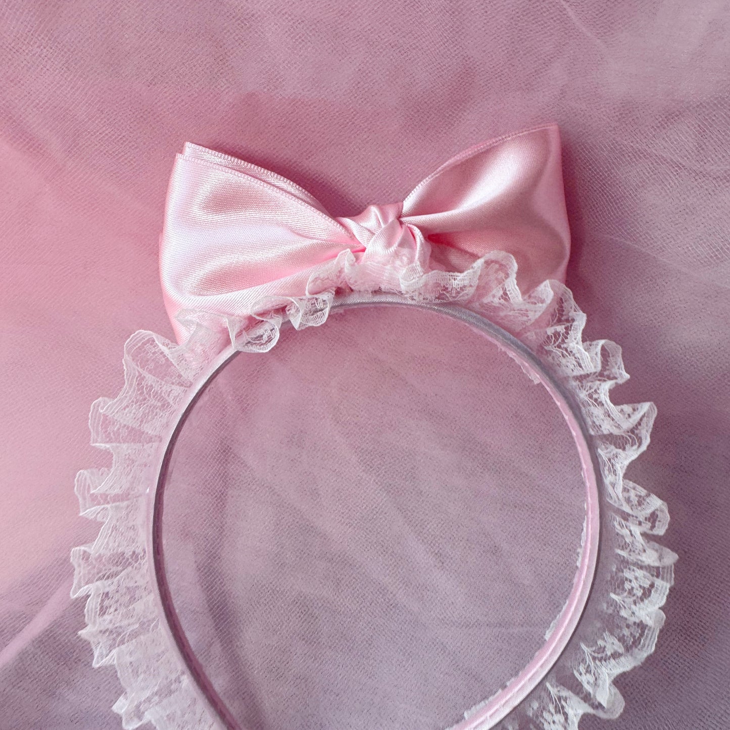 ꒰♡ royal rose bow headband
