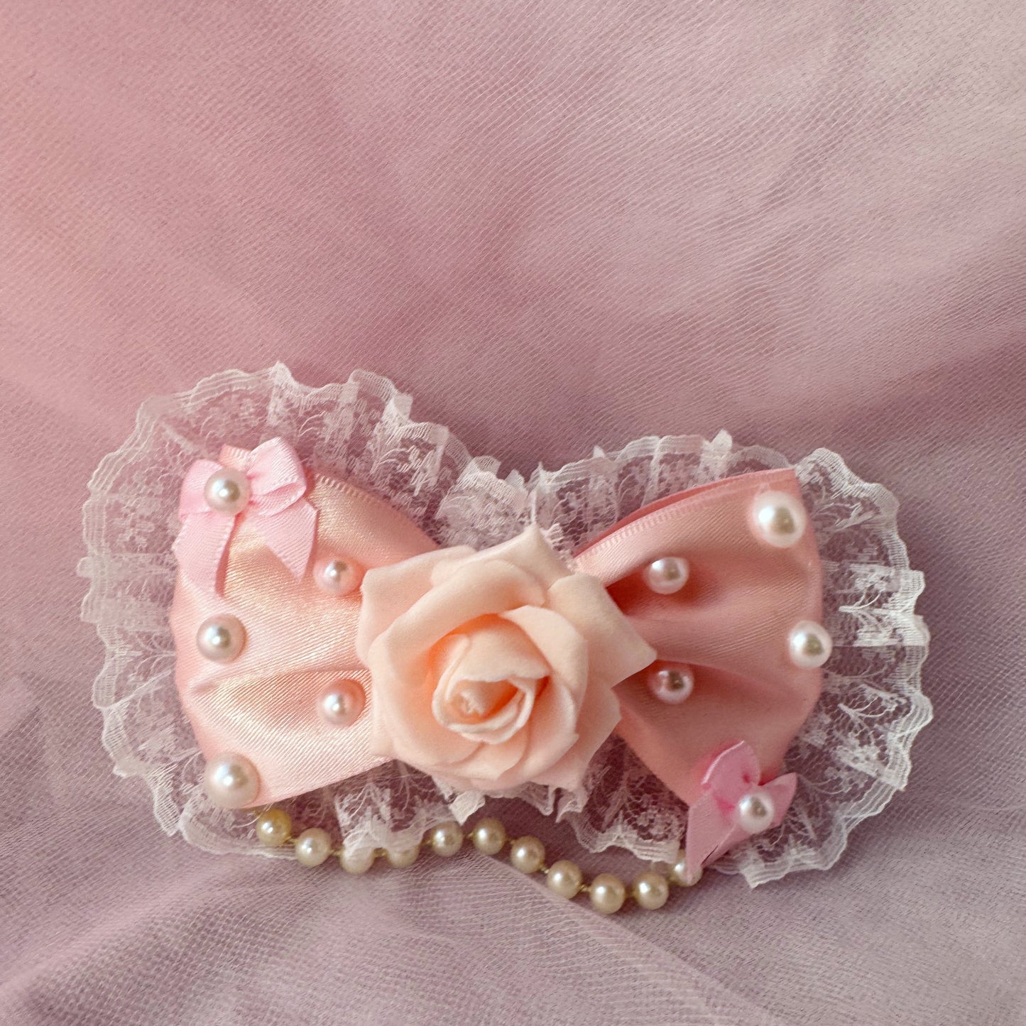 ꒰♡ rose heaven bow