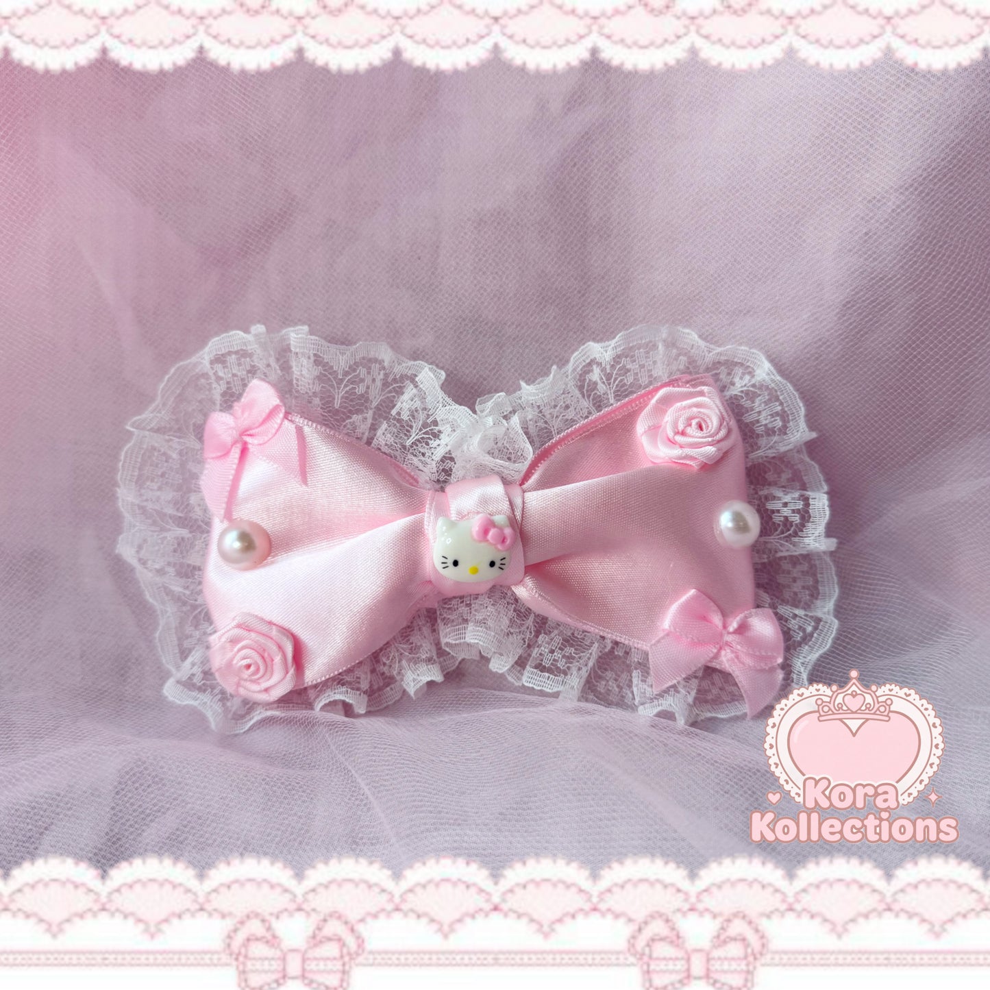 ꒰♡ meow blossom bow