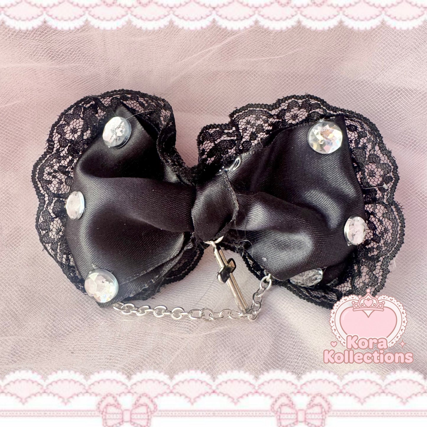꒰♡ dark charm bow