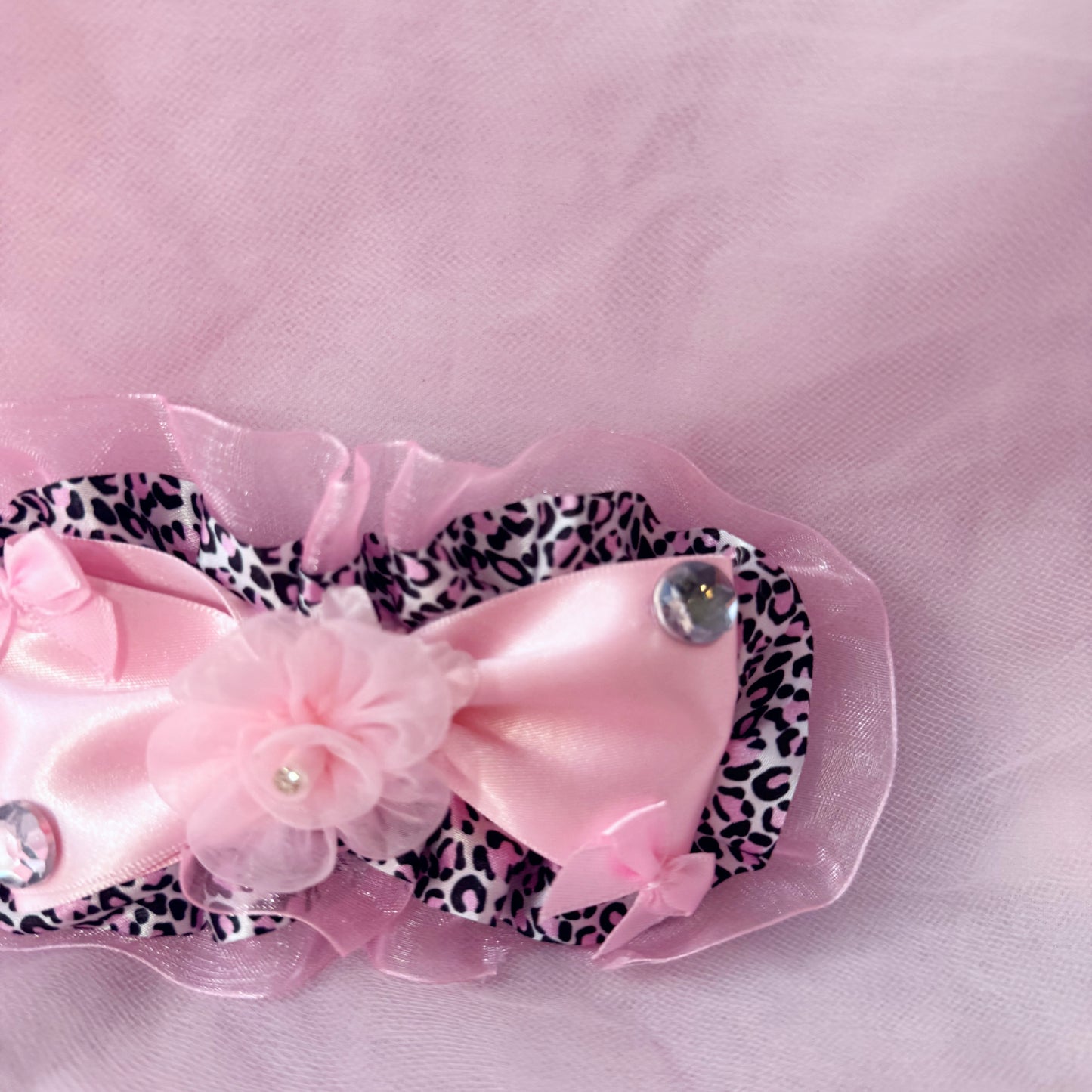꒰♡ blinged rose bow