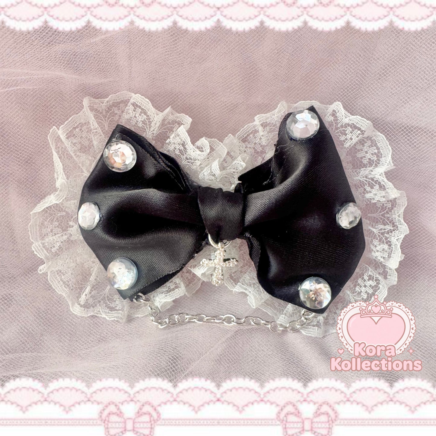 ꒰♡ grunge doll bow