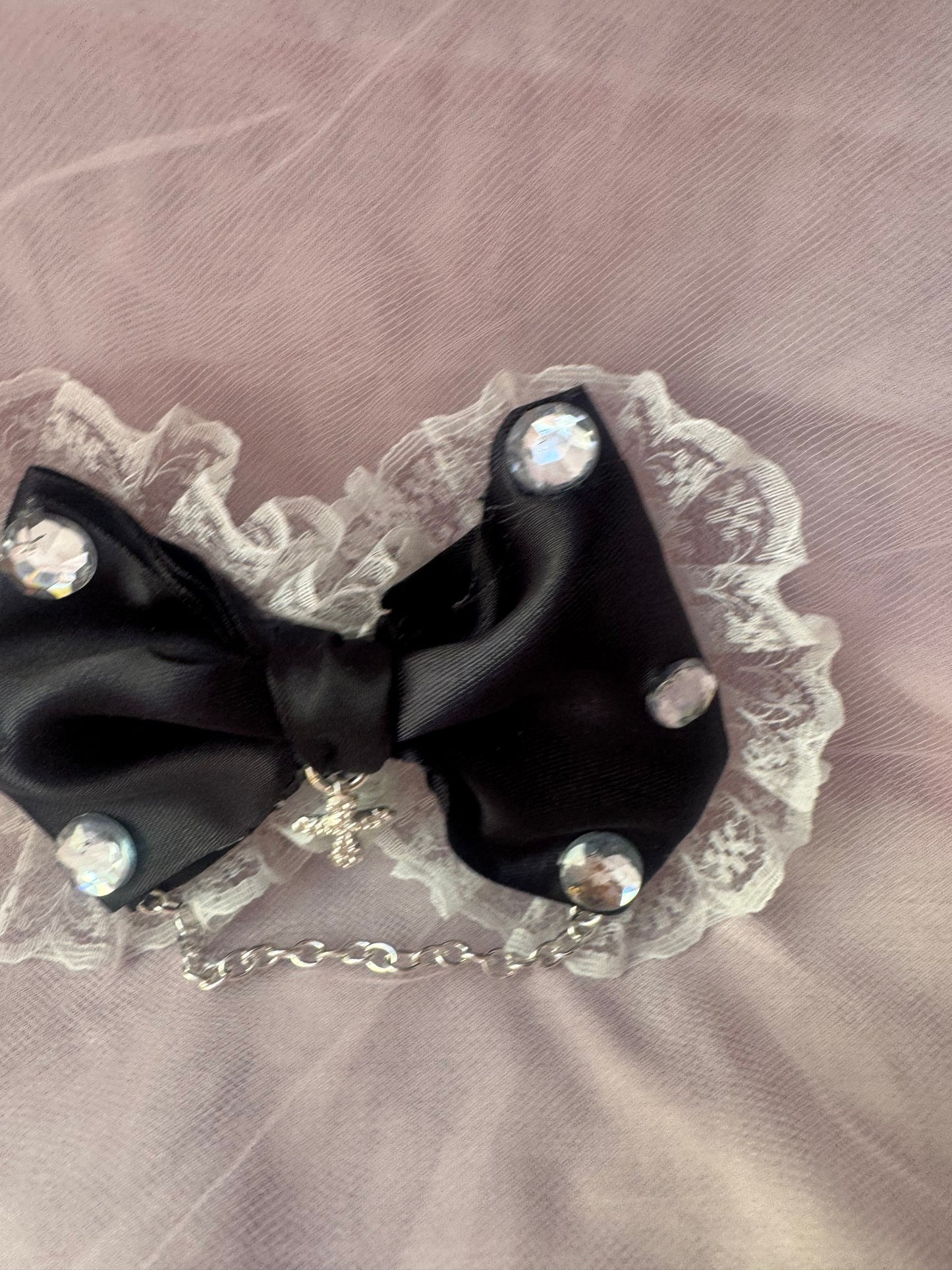 ꒰♡ grunge doll bow