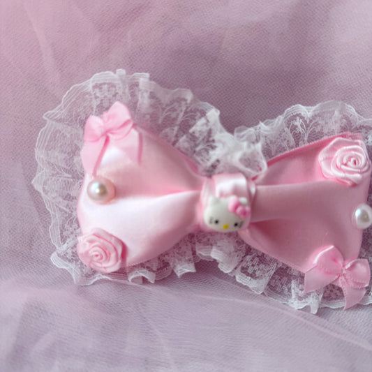 ꒰♡ meow blossom bow