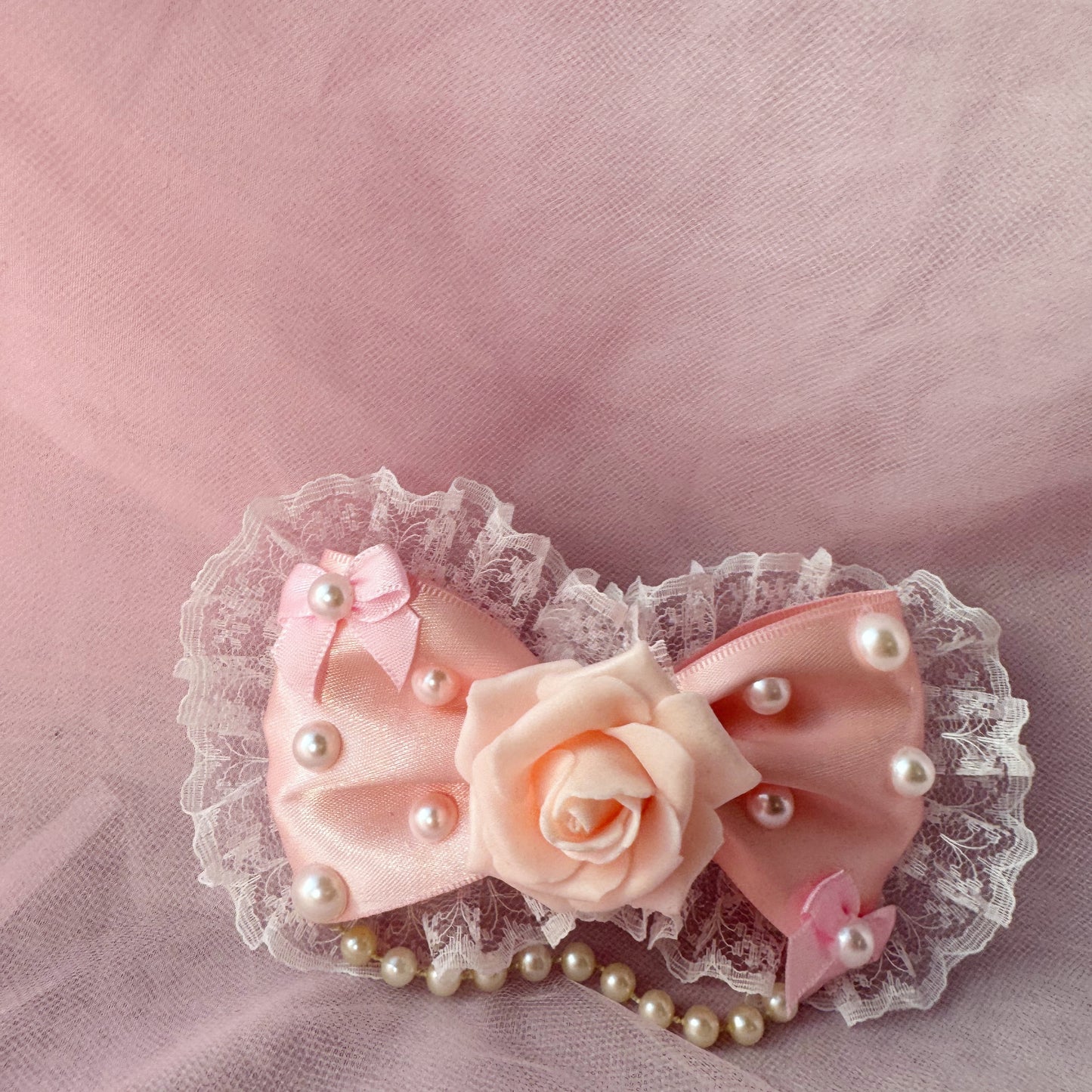 ꒰♡ rose heaven bow