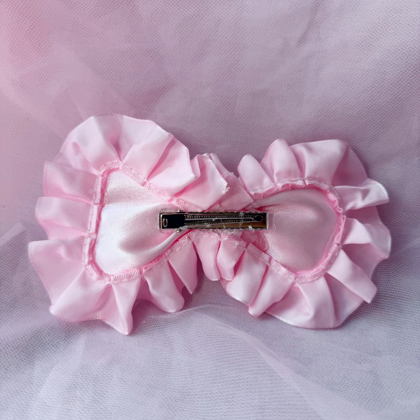 ꒰♡ blush tiara bow