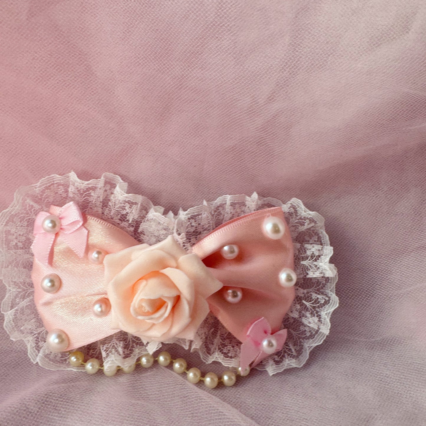 ꒰♡ rose heaven bow